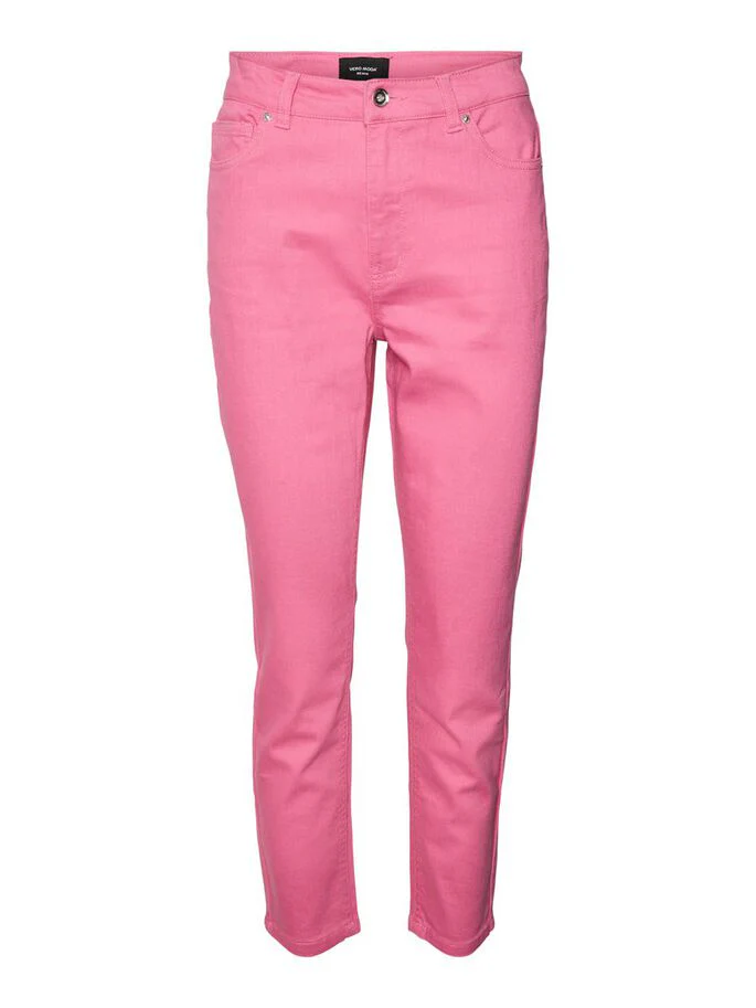 VERO MODA : Brenda High Rise Straight Jean - Image 4