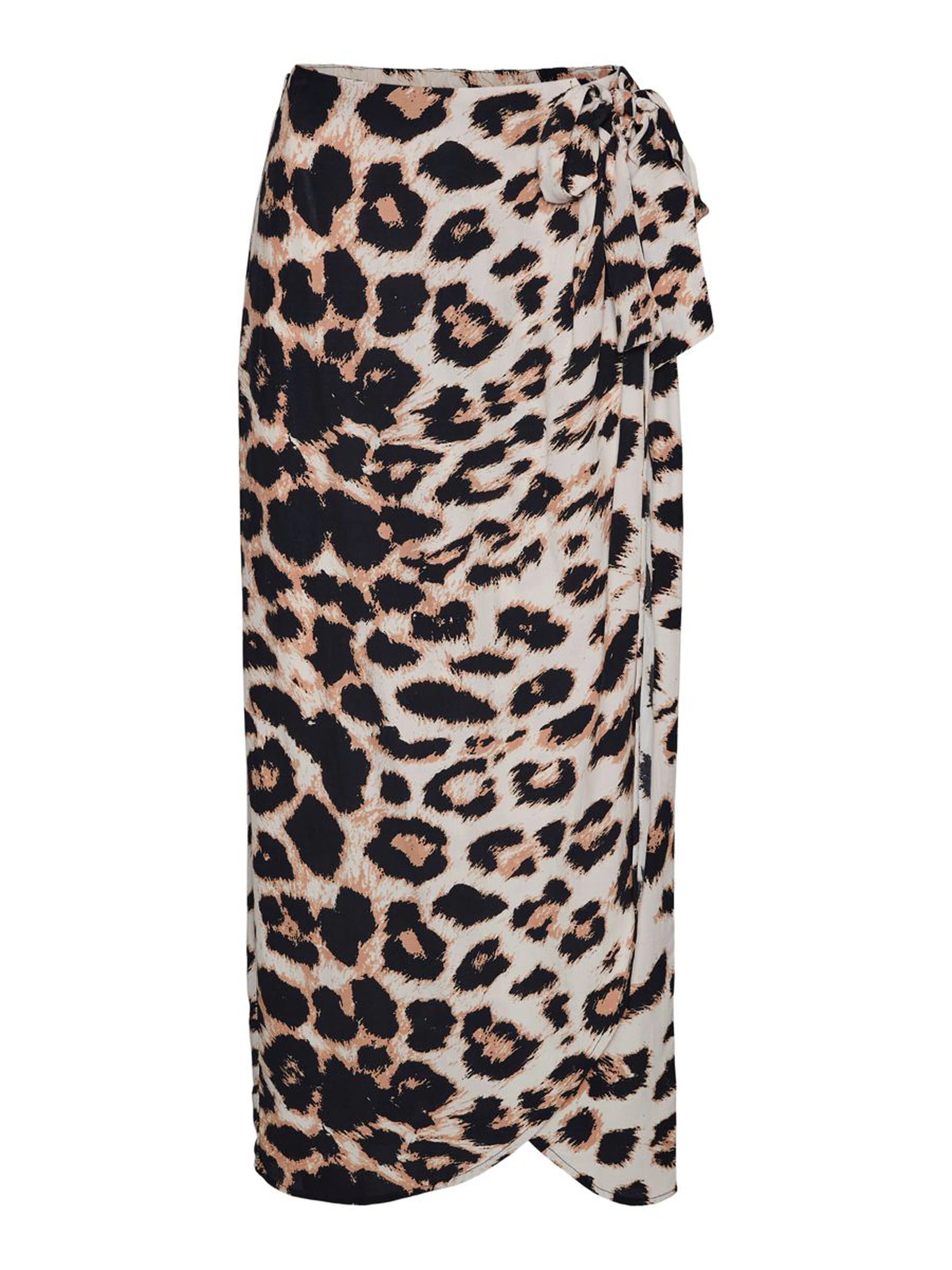 VERO MODA Animal Print High Waist Calf Skirt - Image 4
