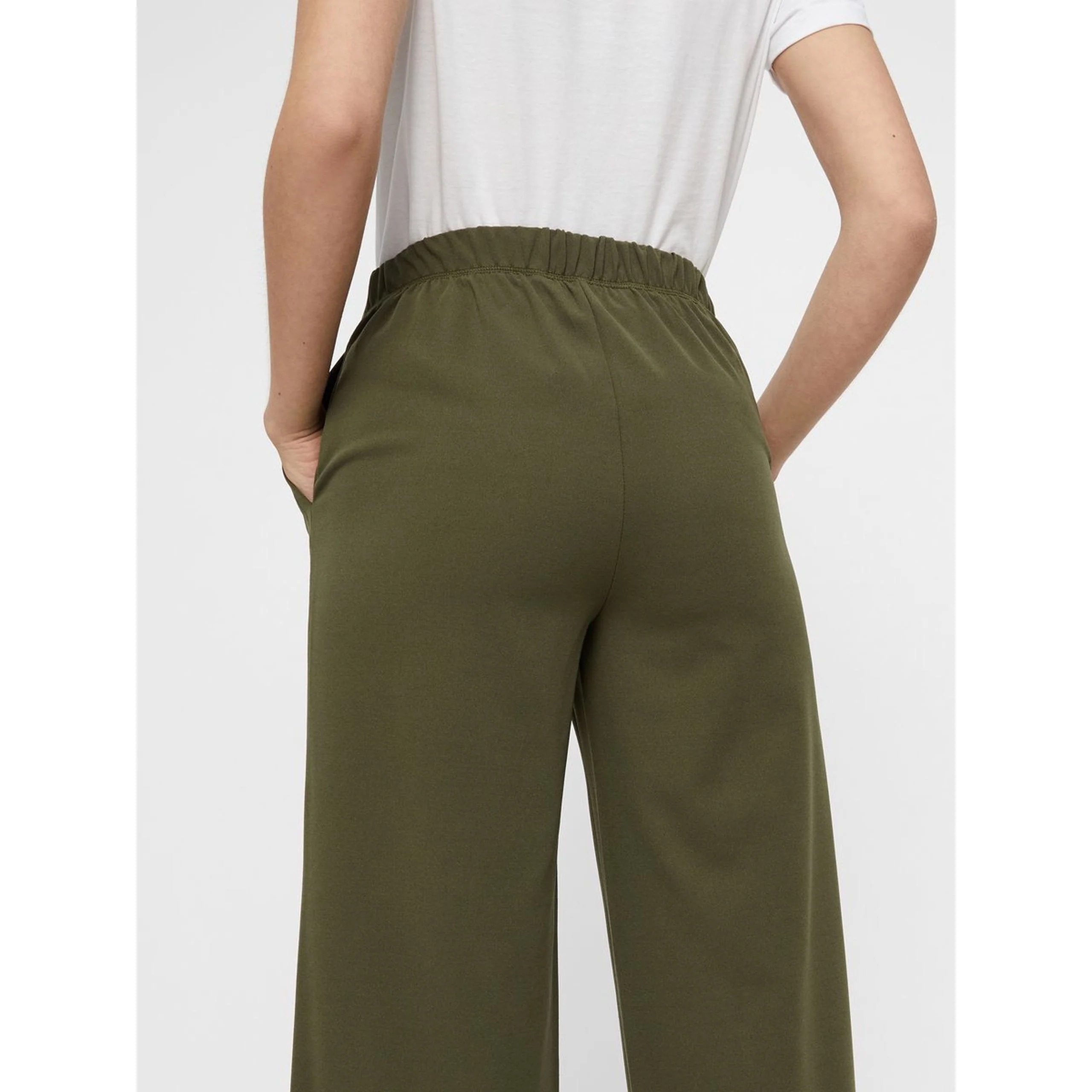 VERO MODA : High Waisted Trousers Navy - Image 10