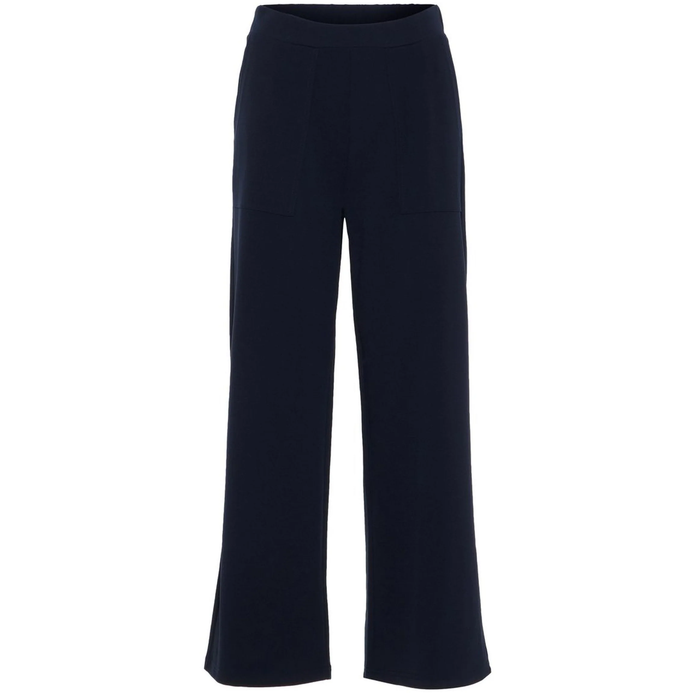 VERO MODA : High Waisted Trousers Navy - Image 5