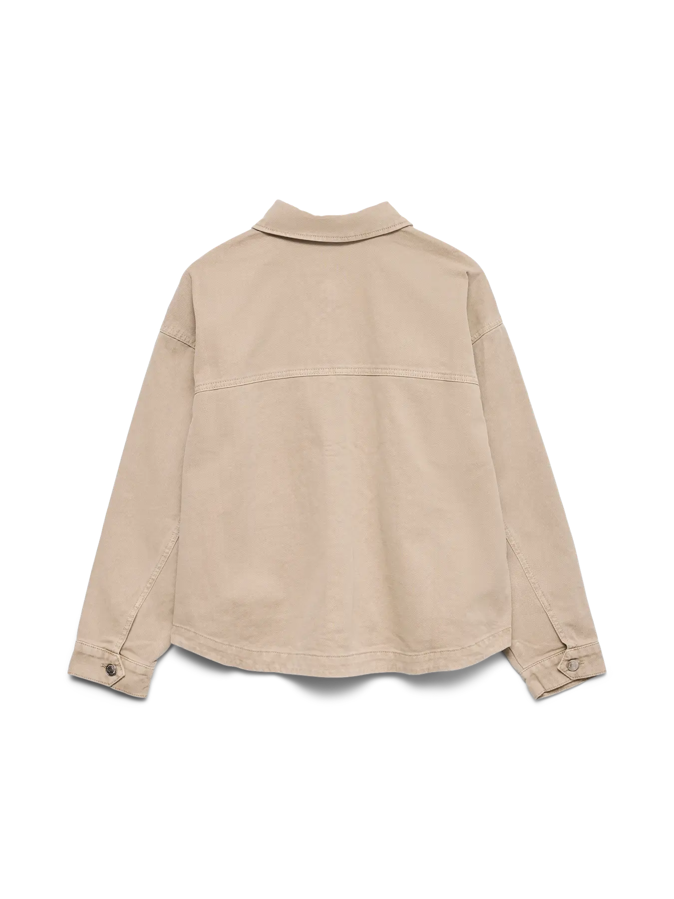 VERO MODA Jamie Denim Shacket - Mink - Image 5