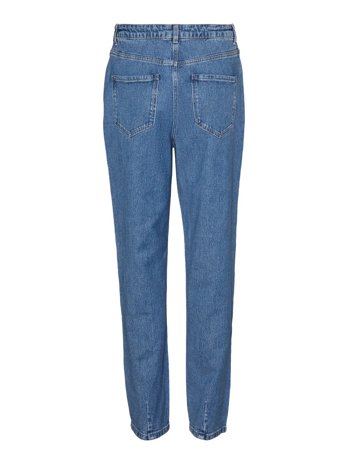 VERO MODA : Kasey HR Mom Jeans - Mid Blue - Image 2