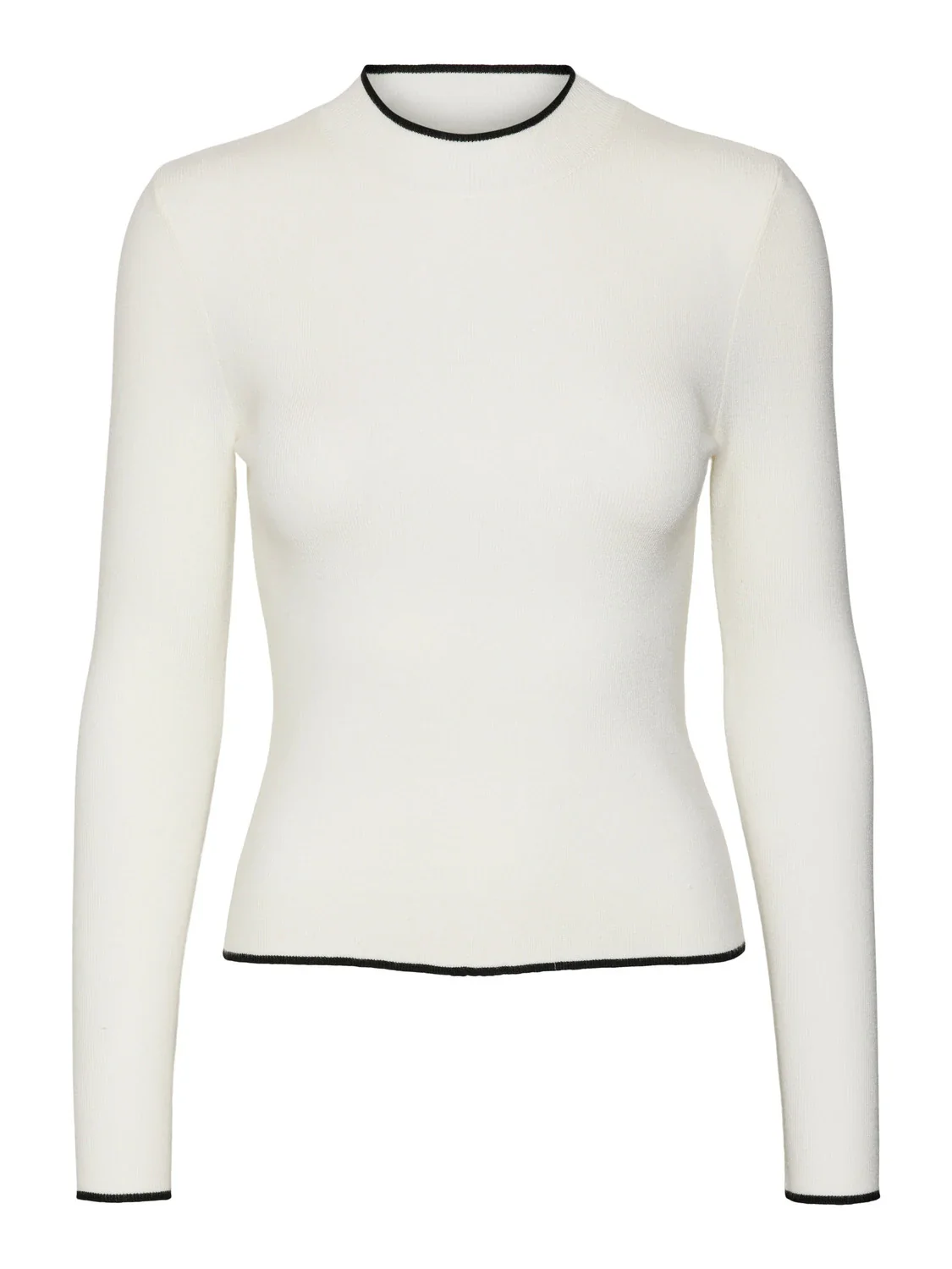 VERO MODA : Knitted Pullover - Birch - Image 4