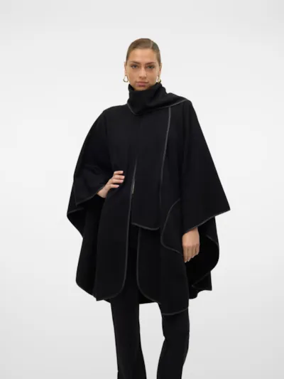 VERO MODA Naoimi Cape - Black - Image 2