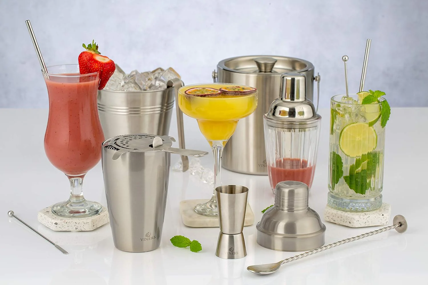 VINERS Barware Stainless Steel Cocktail Muddler - Image 2