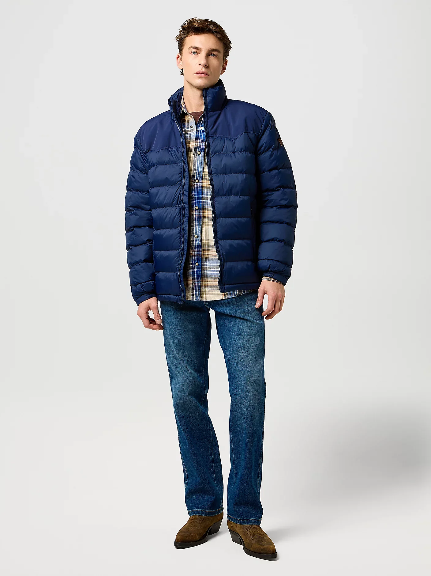 WRANGLER Puffer Jacket - Navy - Image 5