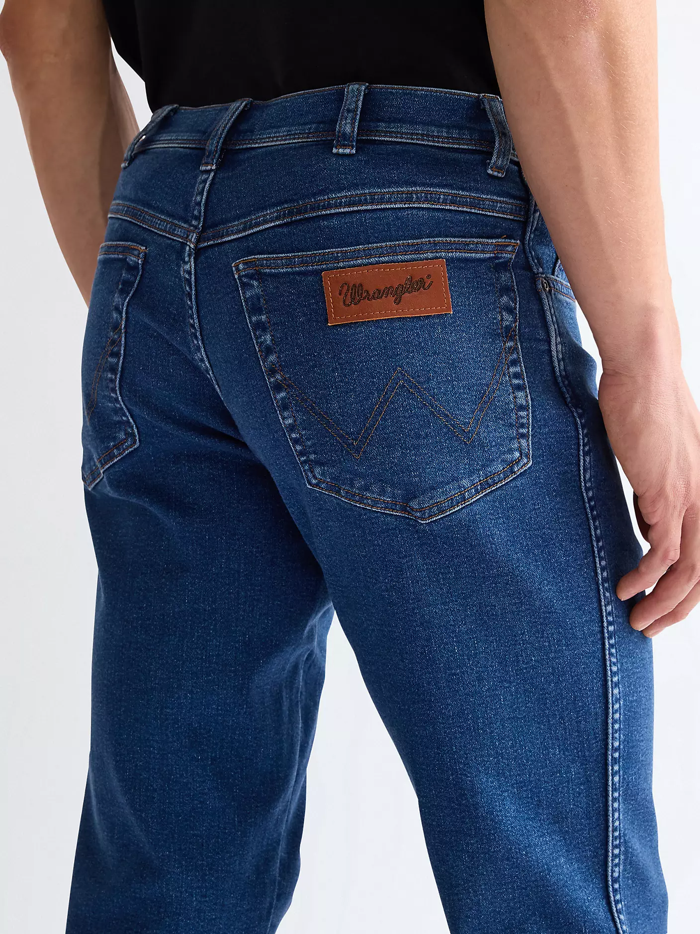 WRANGLER Texas Straight Medium Stretch Jeans - Midnight Shadow - Image 4