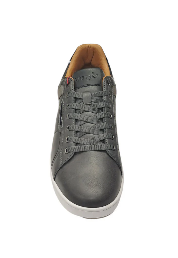WRANGLER : Kit Casual Low Men's Shoes - Grey - Image 4