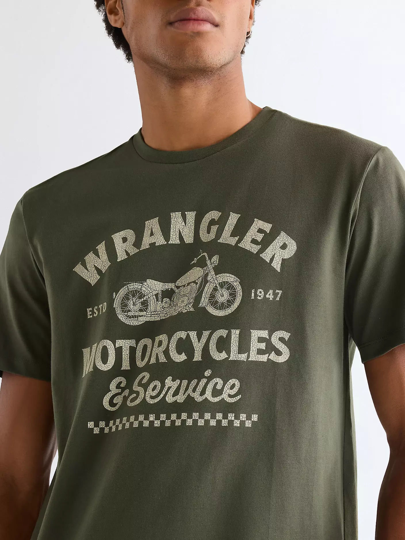 WRANGLER Men's Americana Graphic T-Shirt - Green - Image 5