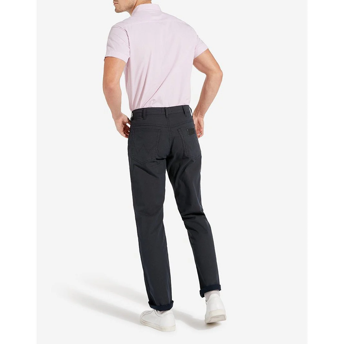 WRANGLER : Original Straight Navy/Grey Texas Jean - Image 3