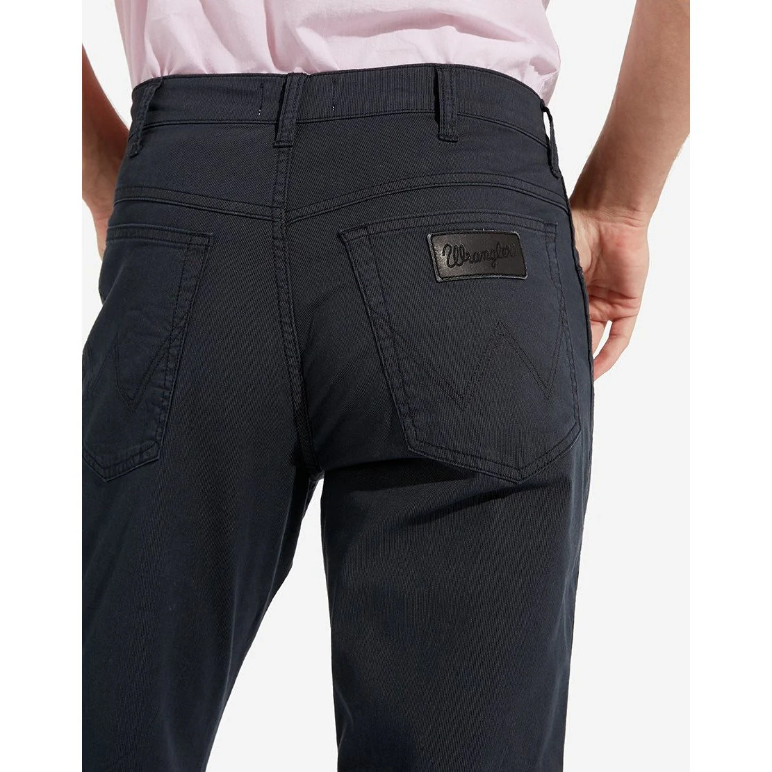 WRANGLER : Original Straight Navy/Grey Texas Jean - Image 4