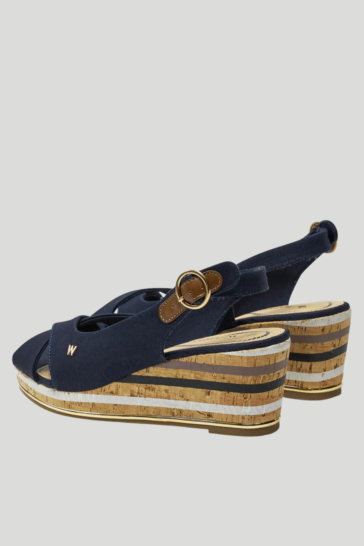WRANGLER Raval Marina Wedge Sandal - Navy - Image 3