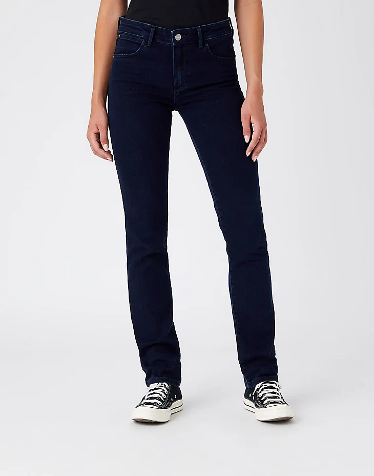 WRANGLER : Classic Mid -Rise Straight Leg Jeans - Image 3