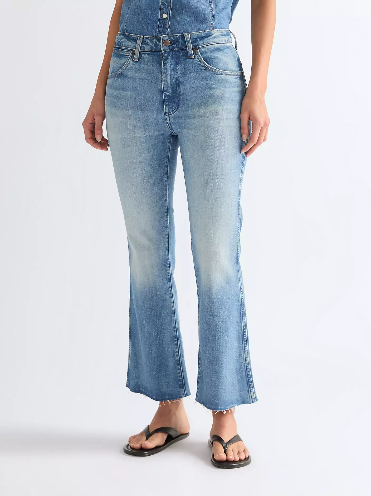 WRANGLER Women's Kick Flare Jean - Denim - Image 4