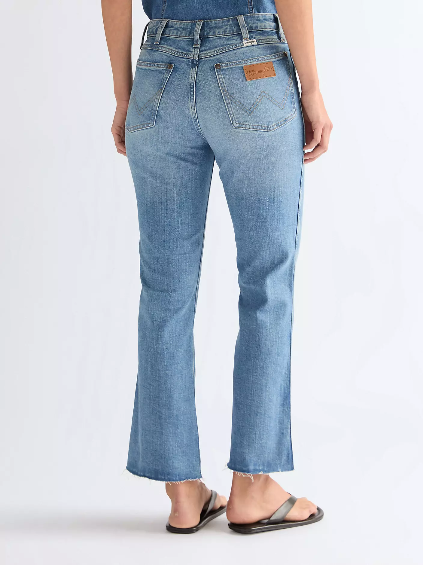 WRANGLER Women's Kick Flare Jean - Denim - Image 5