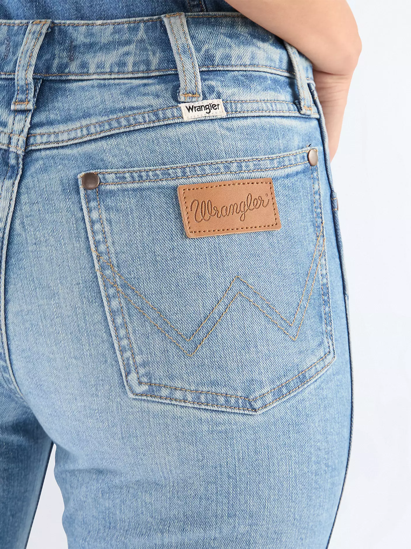 WRANGLER Women's Kick Flare Jean - Denim - Image 6