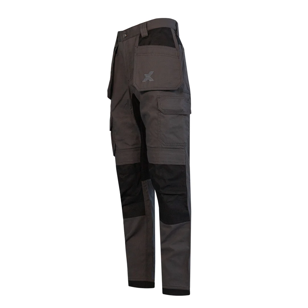 XPERT: Core Stretch Work Trouser - Grey/Black - Image 3