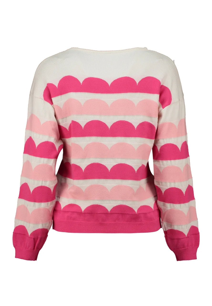 ZABAOINE Gira Long Sleeve Jumper - Pink - Image 3