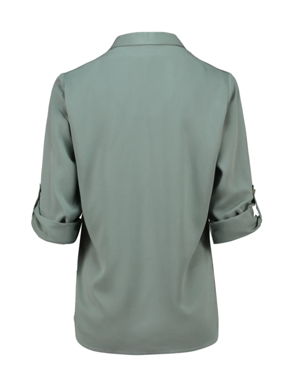 ZABAOINE Agnes Mid Sleeve Shirt - Sage - Image 3